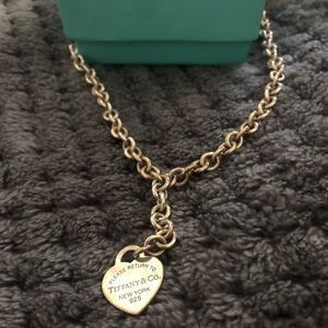 Women’s Tiffany choker chain link necklace